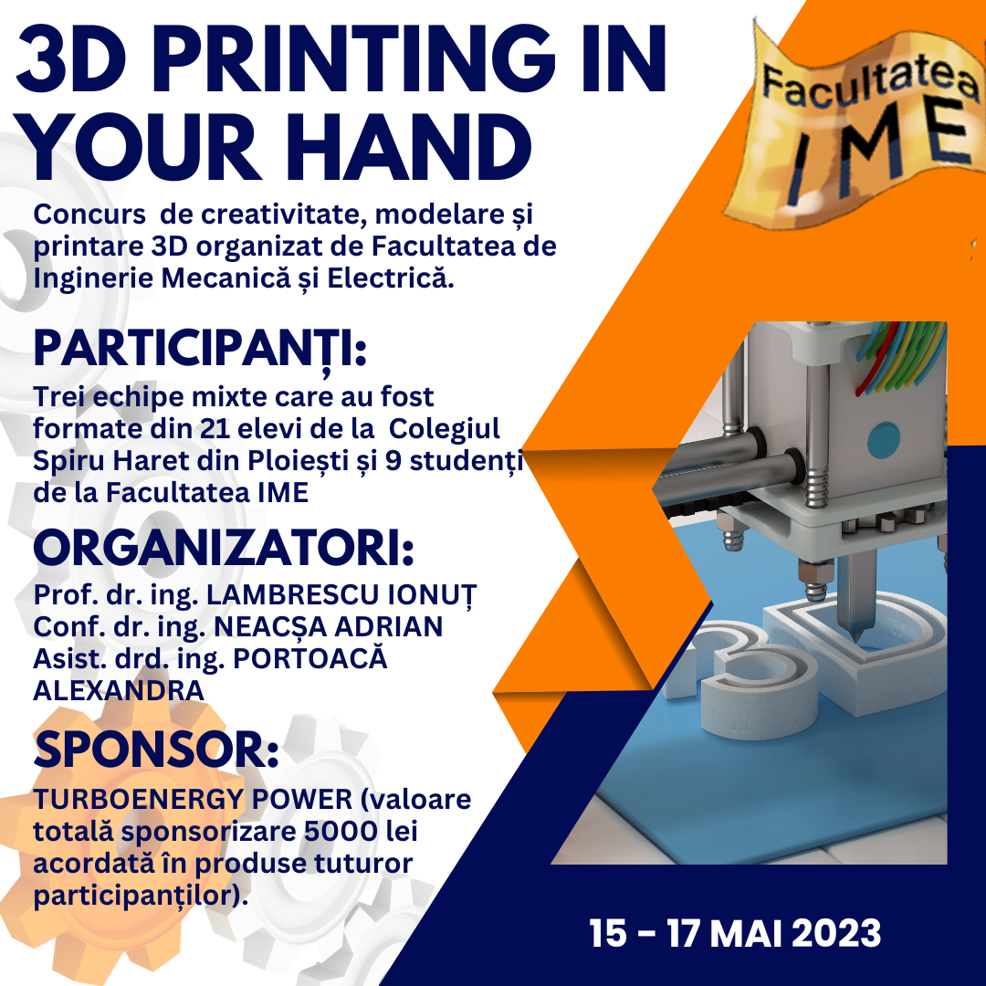 3D PRINTING IN YOUR HAND